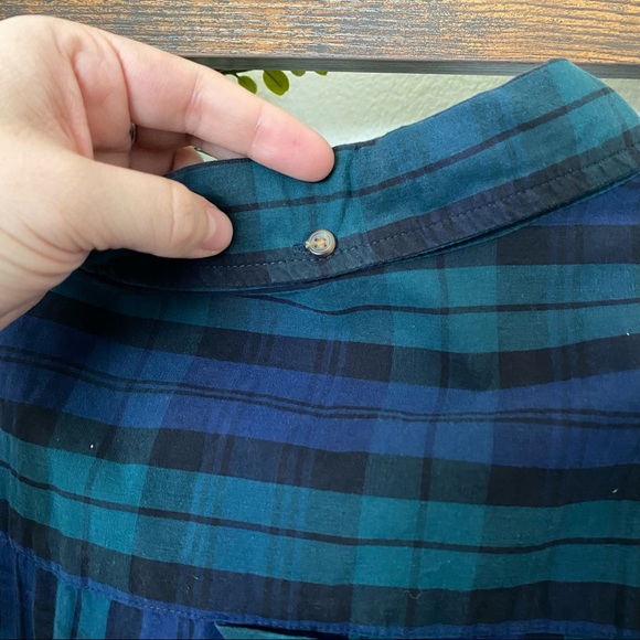 IZOD|3XL|Multi Color Plaid Long Sleeve Button Down Collard Shirt - Picture 8 of 10